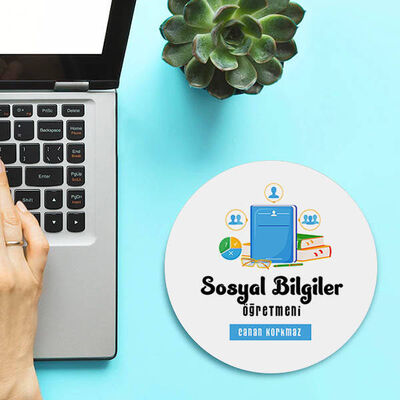 Sosyal Bilgiler Öğretmenlerine Hediye Mousepad - 1