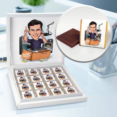 Spiker Karikatürlü Çikolata Kutusu - 1
