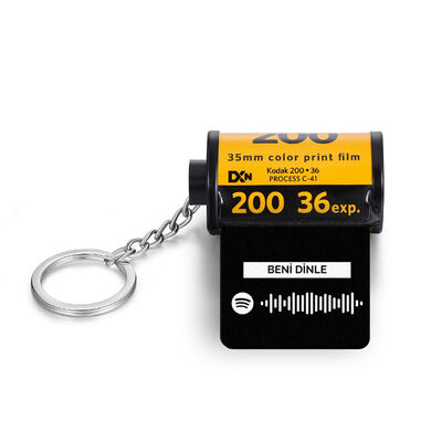 Spotify Kişiye Özel Kodak Anahtarlık - 3