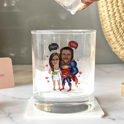 Süper Hero Karikatürlü Viski Kadehi - 3