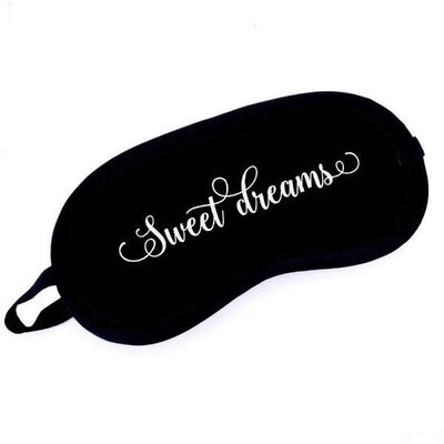 Sweet Dreams Mesajlı Uyuma Göz Bandı - 1