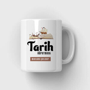 Tarih Öğretmeni Tasarımlı Kupa Bardak - 2