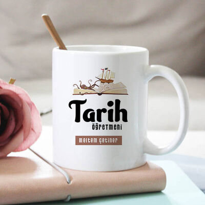 Tarih Öğretmeni Tasarımlı Kupa Bardak - 1