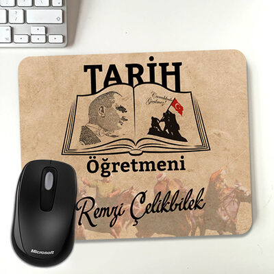 Tarih Öğretmenine Hediye Mousepad - 1