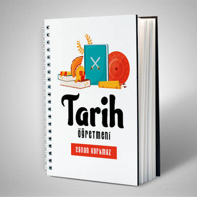 Tarih Öğretmenlerine Özel İsimli Defter - 1