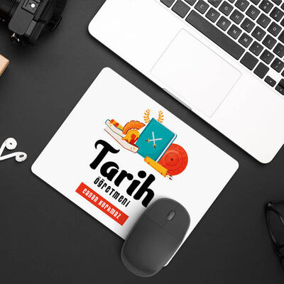 Tarih Öğretmenlerine Özel İsimli Mousepad - 1