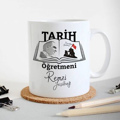 Tarih Öğretmenlerine Özel Kupa Bardak - 1