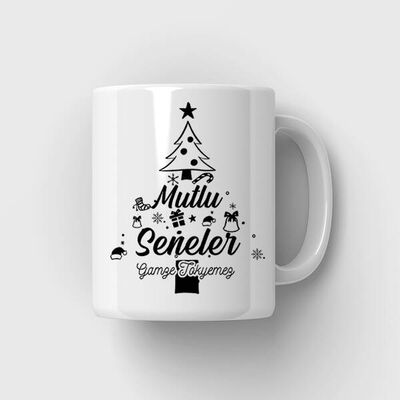 Tasarım Arkadaşa Hediye Yeni Yıl Bardağı - 3