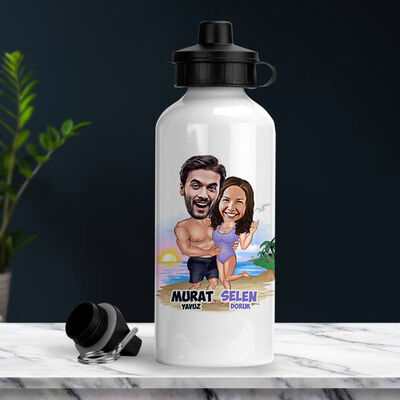 Tatildeyiz Temalı Karikatürlü Suluk - 1