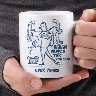 Tek Kahramanım Süper Babam Bardak - 2