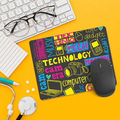 Teknoloji Tasarımlı Mousepad - 1