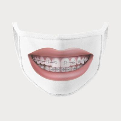 Telli Dişler Yıkanabilir Tasarım Maske - 3