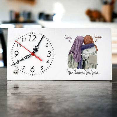 Tesettürlü Arkadaşıma Hediye Masa Saati - 1