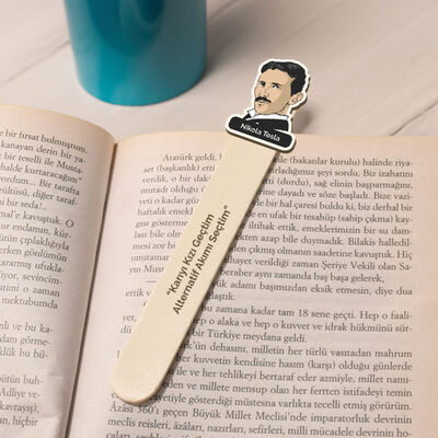 Tesla Esprili Çubuk Kitap Ayracı - 2