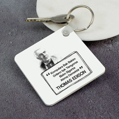 Thomas Edison Esprili Anahtarlık - 1