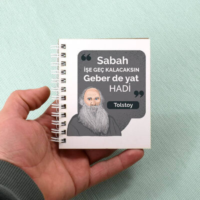 Tolstoy Esprili Mesajlı Not Defteri - 1