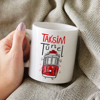 Tramvay İkonlu Kupa Bardak - 1