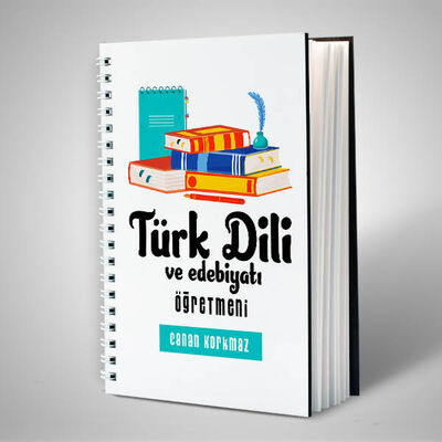 Türk Dili ve Edebiyatı Öğretmenine Hediye Defter - 1