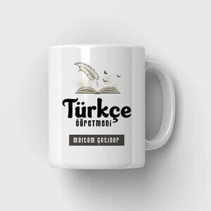 Türkçe Öğretmeni Temalı Kupa Bardak - 2