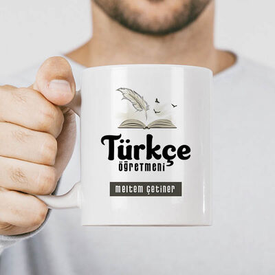 Türkçe Öğretmeni Temalı Kupa Bardak - 3