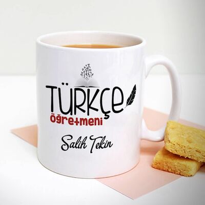 Türkçe Öğretmenine Hediye Kupa Bardak - 1