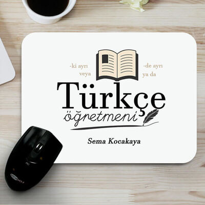 Türkçe Öğretmenine Hediye Mousepad - 1