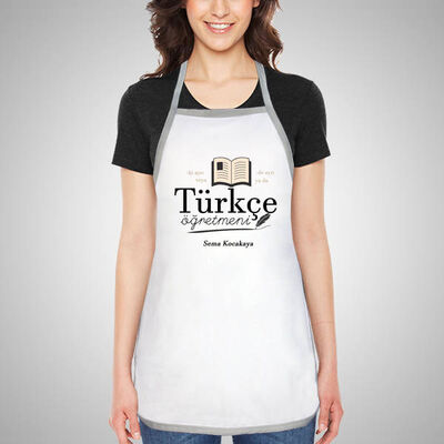 Türkçe Öğretmenine Hediye Mutfak Önlüğü - 1