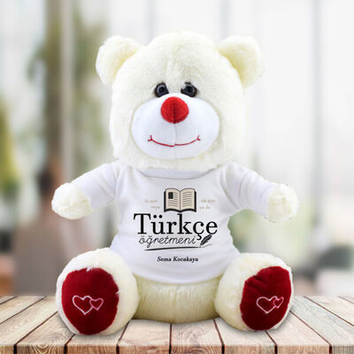Türkçe Öğretmenine Hediye Pelüş Ayıcık - 1