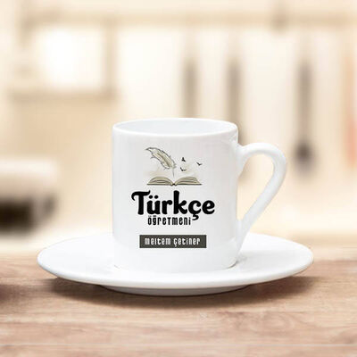 Türkçe Öğretmenlerine Hediye Kahve Fincanı - 1