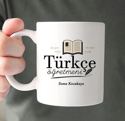 Türkçe Öğretmenlerine Hediye Kupa Bardak - 1