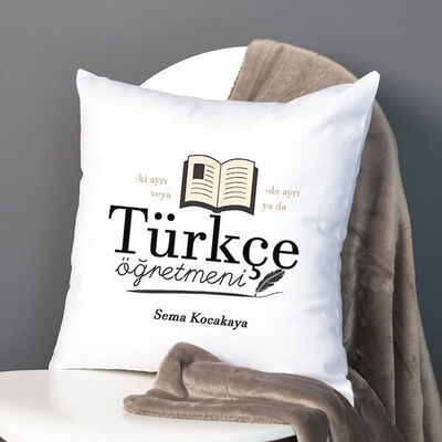 Türkçe Öğretmenlerine Özel Hediye Yastık - 1