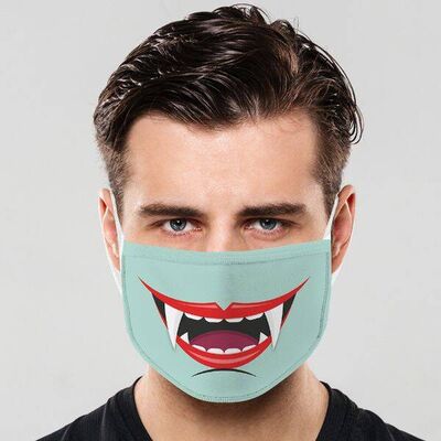 Vampir Ağzı Yıkanabilir Ağız Maskesi - 1