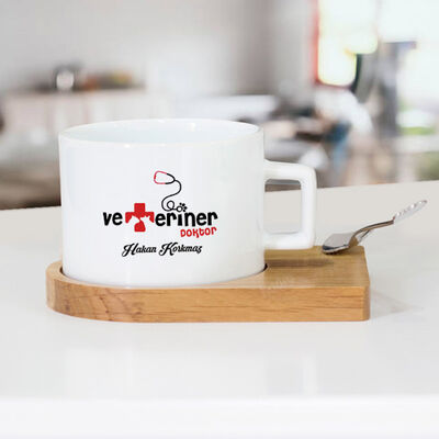 Veteriner Doktora Hediyelik Çay Fincanı - 1