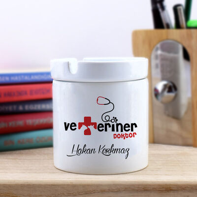 Veterinere Hediye Seramik Küllük - 1