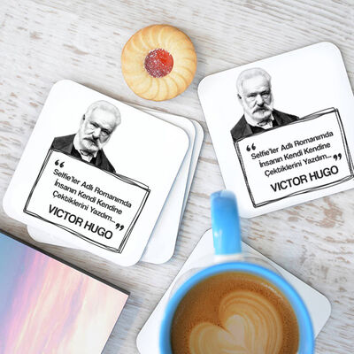 Victor Hugo Esprili Bardak Altlığı Seti - 1