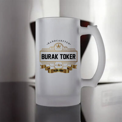 Yakın Arkadaş İçin Gravürlü Bira Kadehi - 2
