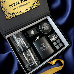 Yakın Arkadaşa Hediye Noble Crown Elegan Viski Seti - 1