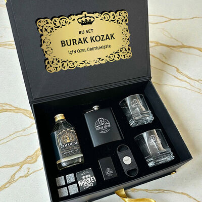 Yakın Arkadaşa Hediye Noble Crown Premium Viski Seti - 2