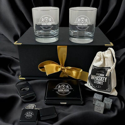 Yakın Arkadaşa Hediye Noble Signature Crown Advanced Viski Seti - 3