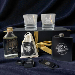 Yakın Arkadaşa Hediye Noble Signature Crown Premium Viski Seti - 1