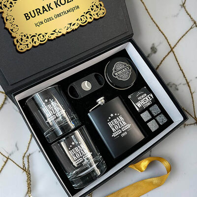 Yakın Arkadaşa Hediye Platinum Monarch Elegan Viski Seti - 1