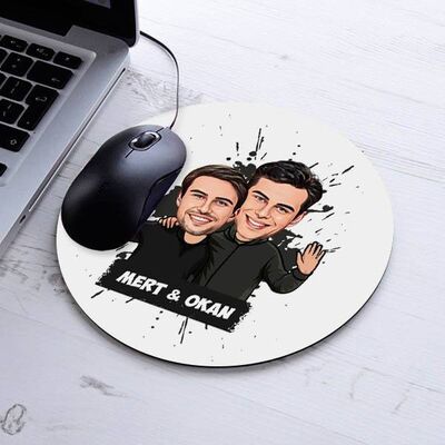 Yakın Dostlar Karikatürlü Mousepad - 1