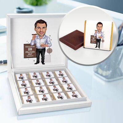 Yakışıklı Bir Adam Kolay Yetişmiyor Çikolata Kutusu - 1