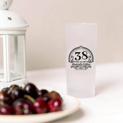 Yaş Temalı İsme Özel Rakı Kadehi 2'li Set - 1