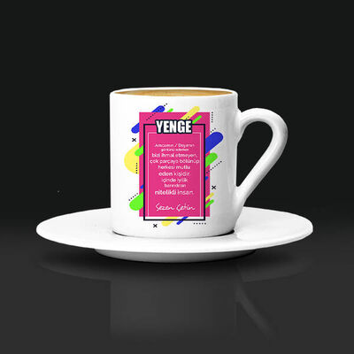 Yengeme Hediyem İsimli Kahve Fincanı - 1