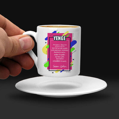 Yengeme Hediyem İsimli Kahve Fincanı - 2