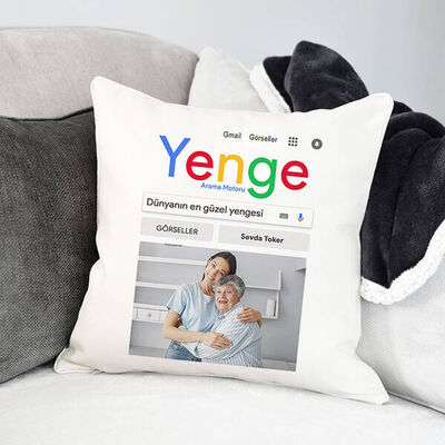Yengeye Hediye Arama Motoru Yastık - 1