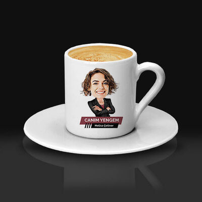 Yengeye Hediye Karikatürlü Kahve Fincanı - 3