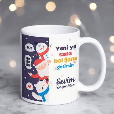 Yeni Yıl Sana Şans Getirsin Kupa Bardak - 1