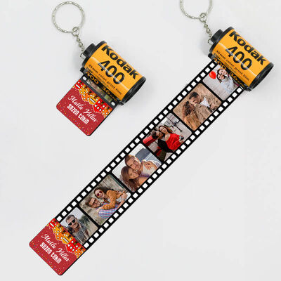 Yılbaşı Hediyesi Film Şeridi Kodak Anahtarlık - 8